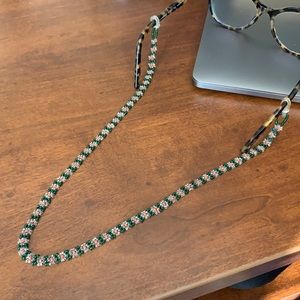 Beaded eye glass chain